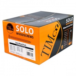 Solo Woodscrews - Mixed Pack 1400 - PZ - Double Countersunk - Yellow